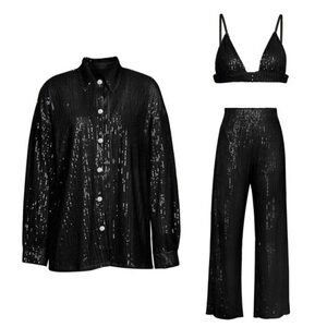 Sequin Three Piece Set